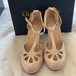 Mary Jane pinkish nude shoes